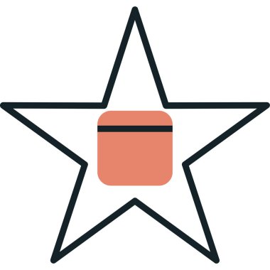 Etiketi düz vektör simgesi