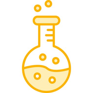 Mataranın kimya simgesi ile doldurulmuş taslak biçimi