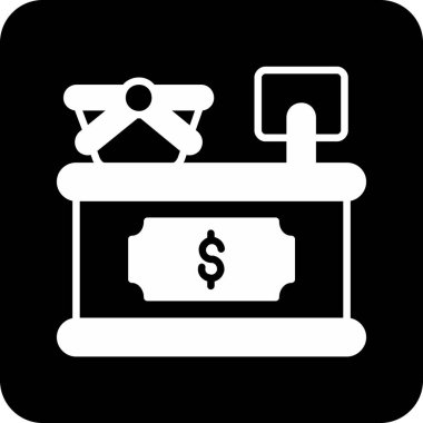 para simgesi, basit vektör illüstrasyon tasarımı