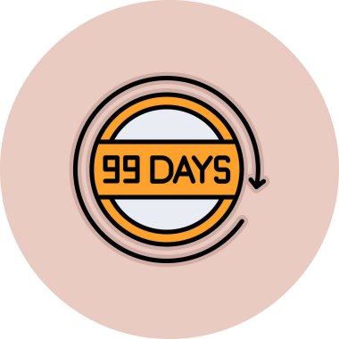 Simgeye 8 gün kaldı, 29 gün kaldı, taslak biçimi