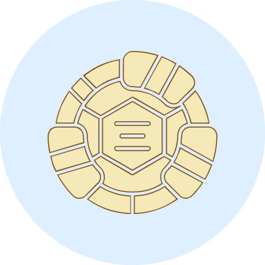 Kaplumbağa simge vektör çizim