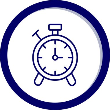 vektör çizim çalar saat