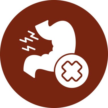 Kırık ve kırık tıbbi ikon vektör kabartması