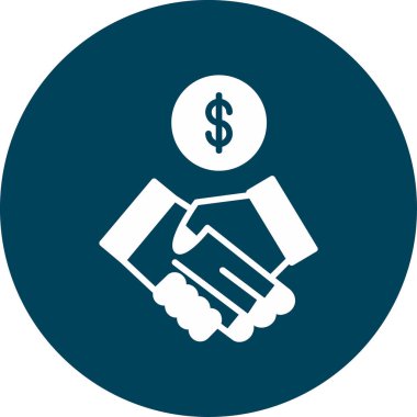 Dolar. Web simgesi basit illüstrasyon