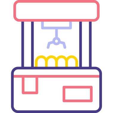 Modern b simgesinin vektör illüstrasyonu