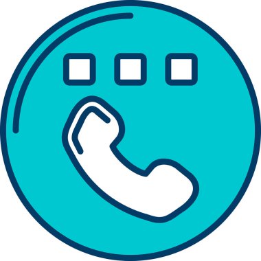 Telefon. Web simgesi basit tasarım