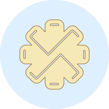 Bir Noel çelenginin vektör illüstrasyonu