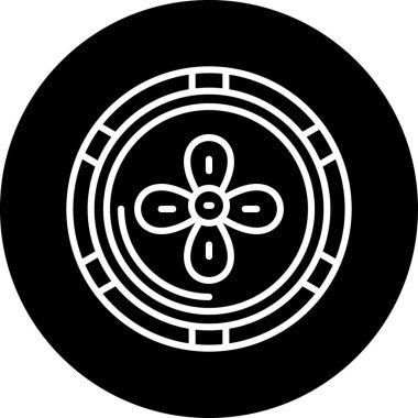 Güzel bir çiçeğin vektör çizimi