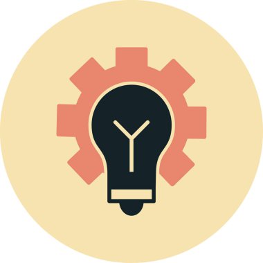 ampul simgesi vektör illüstrasyonu