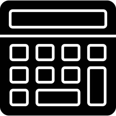 Banka kartı hesap makinesi simgesi biçimi