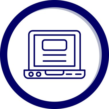 izleyici ikon vektör illüstrasyonu