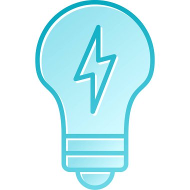 Elektrik lambası. Basit illüstrasyon