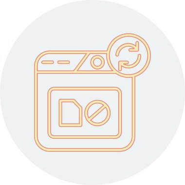 Modern b 'nin vektör illüstrasyonu eksik simgesi