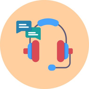 Müşteri servisi vektör simgesi