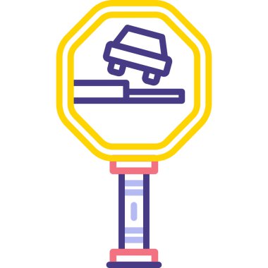 Trafik ışıkları vektör simgesi