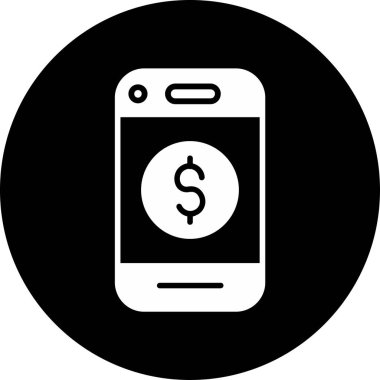 Projeniz için vektör dolar simgesi