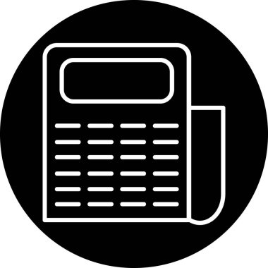 Telefon simgesi vektör illüstrasyonu