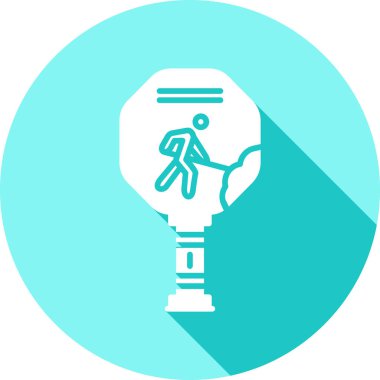 Moda Biçimli Ampul Simgesi İzole Arkaplan