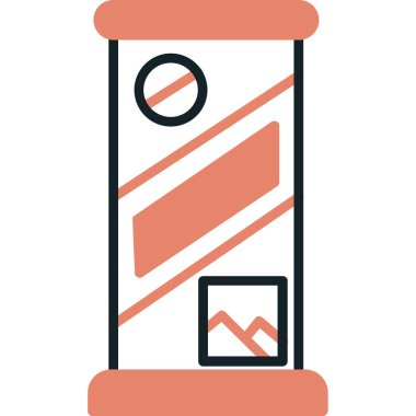 Basit vektör illüstrasyon seosu