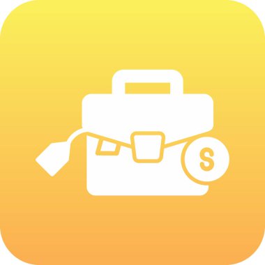 İş ve finans simgesinin vektör illüstrasyonu