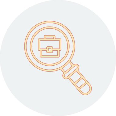 Arama simgesi vektör illüstrasyonu