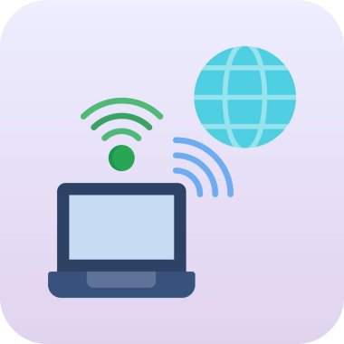 Ağ web simge vektör çizim