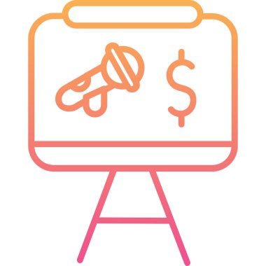 Para çantası. Basit resimleme