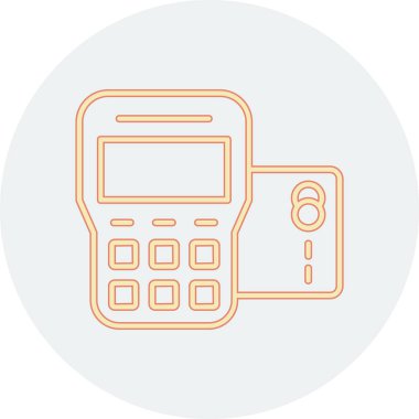 Uzaktan kumanda simge vektör çizim