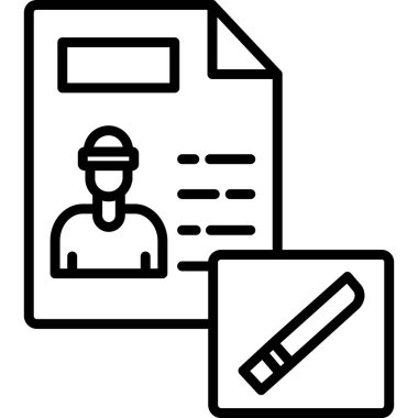 İş görüşmesi. Basit tasarım