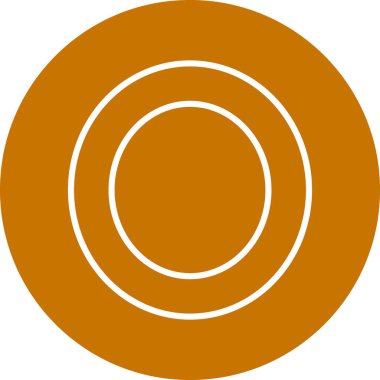 dairesel eşmerkezli daire simgesi