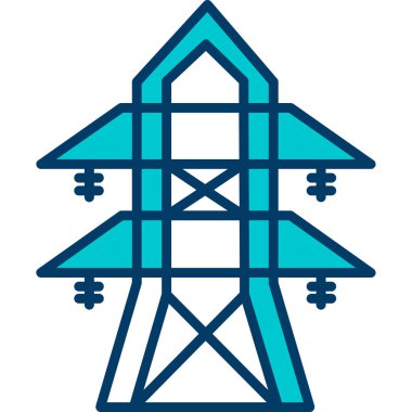 Yel değirmeni simgesinin vektör çizimi