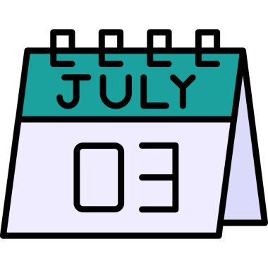 Takvim simgesi. vektör illüstrasyonu