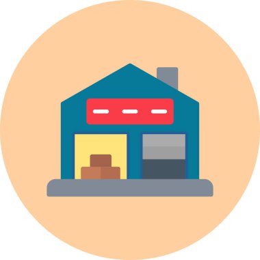 ev simgesi vektör illüstrasyonu