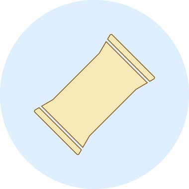 Bir kağıt parşömeninin vektör çizimi