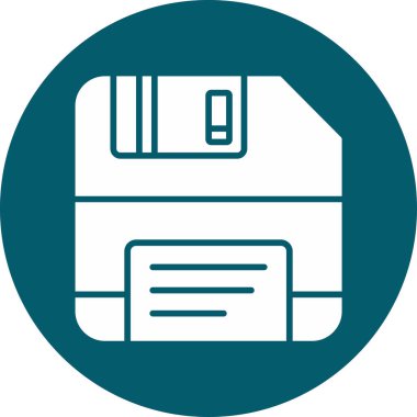 Bir dizin simgesinin vektör illüstrasyonu