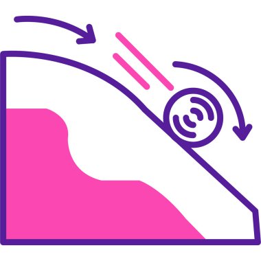 Bayrak. Web simgesi basit illüstrasyon