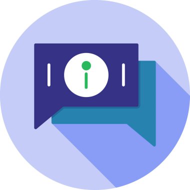 Konuş. Web simgesi basit illüstrasyon