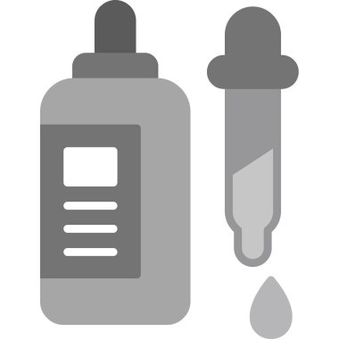 kan şişesi simgesi, çizgi vektör çizimi tasarımı