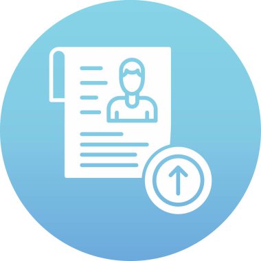 Belge. Web simgesi basit illüstrasyon