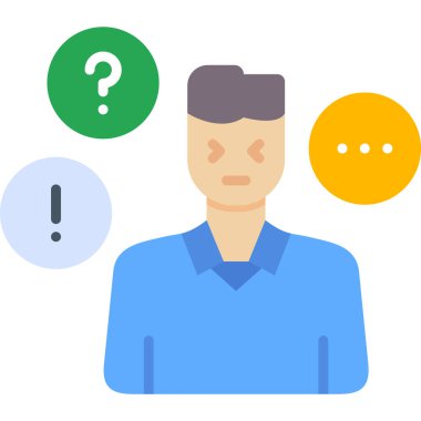 Soru işareti vektör illüstrasyonu