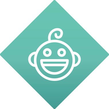 Maymun simgesi, vektör çizim