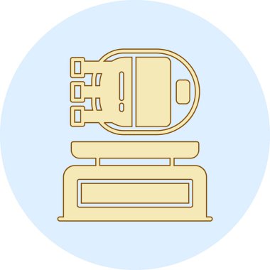 kahve makinesi simgesi. vektör çizim