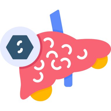 Balık. Web simgesi basit illüstrasyon