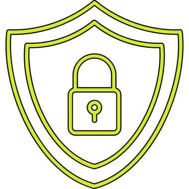 Asma Kilit Simgesi Moda Biçiminde İzole Arkaplan