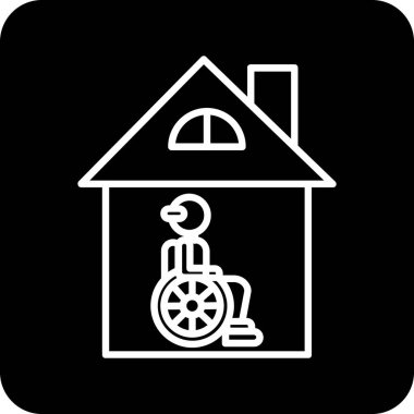 ev inşa simgesi, vektör illüstrasyonu