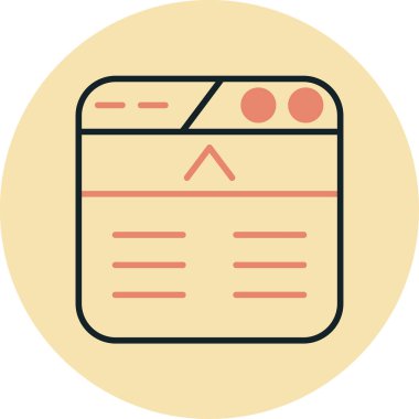 Takvim simgesi, vektör, illüstrasyon tasarımı