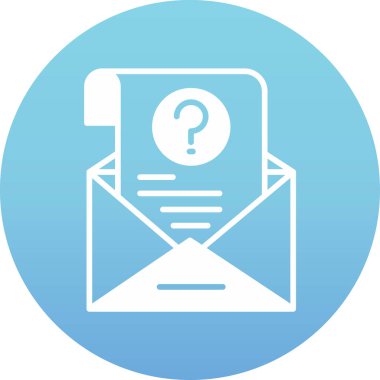 e-posta ileti simgesi ana hat biçiminde