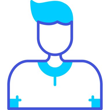 man simgesi, vektör illüstrasyonu