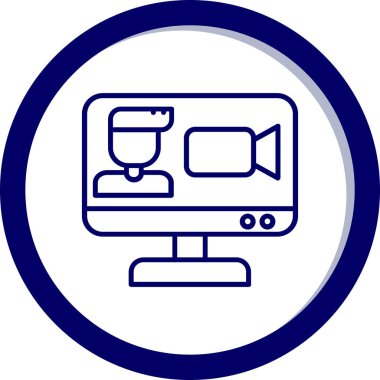 seo modern simgesinin vektör illüstrasyonu