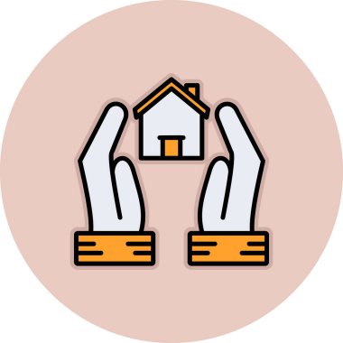 Emlak vektörü simgesi